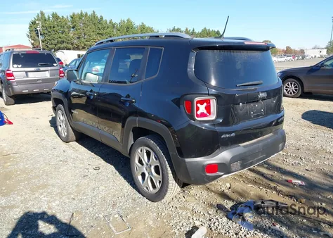 2016 Jeep Renegade Limited из США, поврежденный, VIN ZACCJBDT1GPD01407